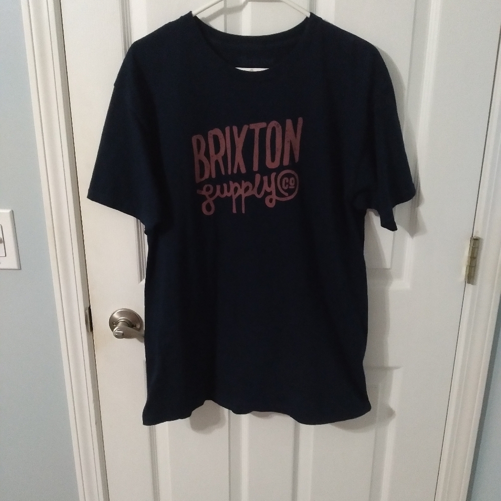 Brixton T Shirt L Navy Blue